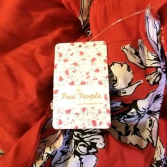 NWT Free People Floral Tiered Rita Midi Dress - Picture 11 of 12